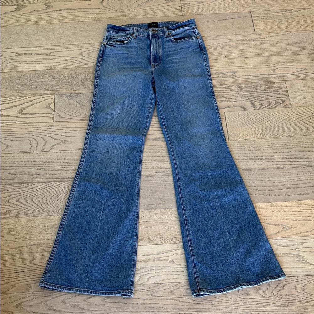 KHAITE Blue Flare Reece Jeans